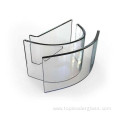 Customized 10mm curved bent building tempered safety glass